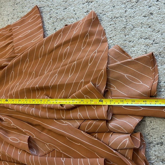 C/MEO Collective S EUC ultra wrap classic pattern blouse dress classic and lux - Picture 9 of 15